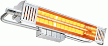 Chauffage électrique infrarouge - heliosa® cromo sur mur_0