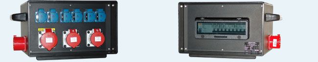 Coffret de distribution mobile - Indu Electric - protection de bord et fusible_0
