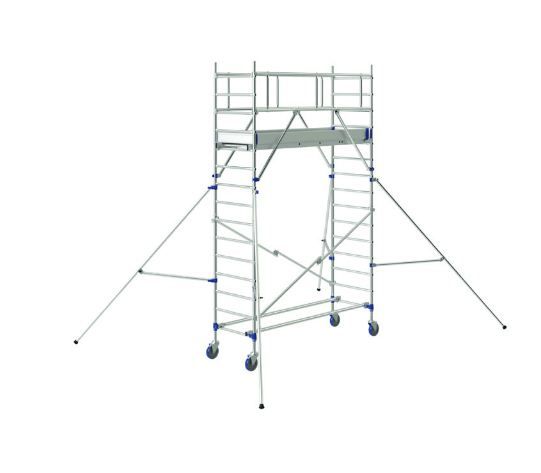 Échafaudage roulant aluminium Totem 2 Line 250 - Comabi SNC - hauteur de travail maximale 9,90 m_0