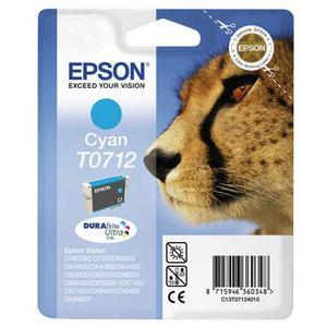 Epson cartouche jet d'encre Durabrite Ultra cyan 'Guépard' (T0712) - Référence C13T07124012_0