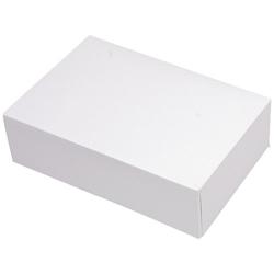 Firplast Boîte pâtissière carton blanche 170mm x 140mm x 60mm (x50) - blanc 3104400023670_0