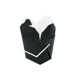 FIRSTPACK FHC - 450Pcs - Boite carré noir avec anse  - 92x74x90mm 415ml - noir en carton 210ASPAIL17N_0