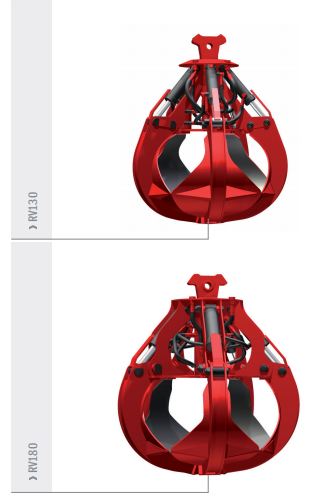 Grappins hydrauliques RV, RVN, RGN Rozzi - Manipulation de matériaux divers_0