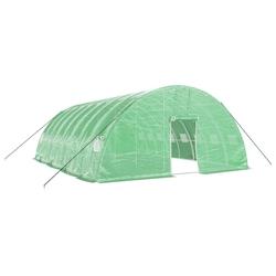 Helloshop26 - Serre tente abri plante fleur légumes avec cadre en acier 48 m² 8 x 6 x 2,85 m vert 02_0044602 - 3000220267693_0