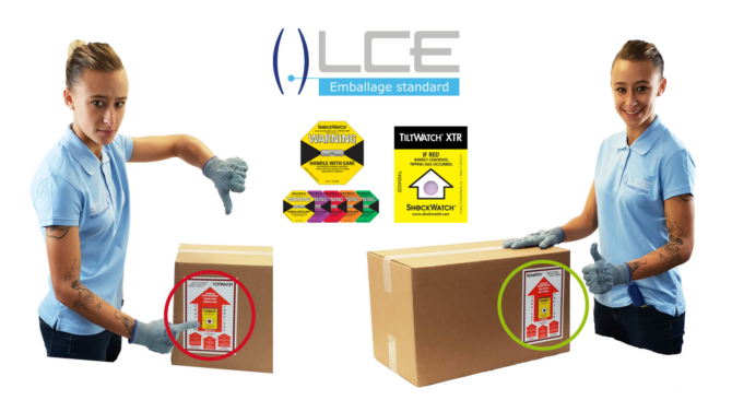 Indicateur de choc et de renversement - Shock Watch - reconnu par tous les transporteurs mondiaux_0
