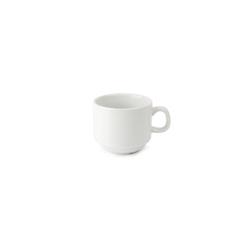 Olympia Tasse à Thé Empilable Blanche 200 ml Whiteware Lot de 12 - blanc porcelaine CB467_0