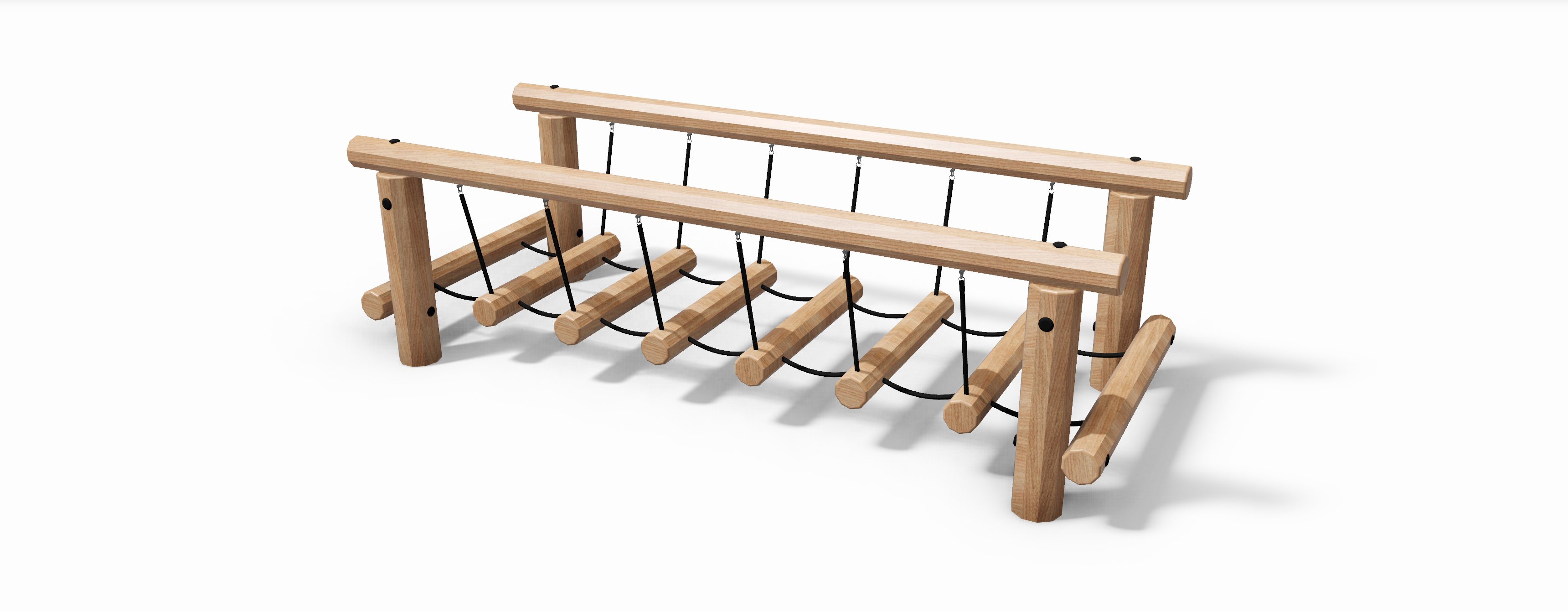 Parcours sportif pour enfants Bolve - Réf 8038413 - HAGS - Tranche d'âge 3-12 ans - Dimensions 3000x1200x990 mm_0