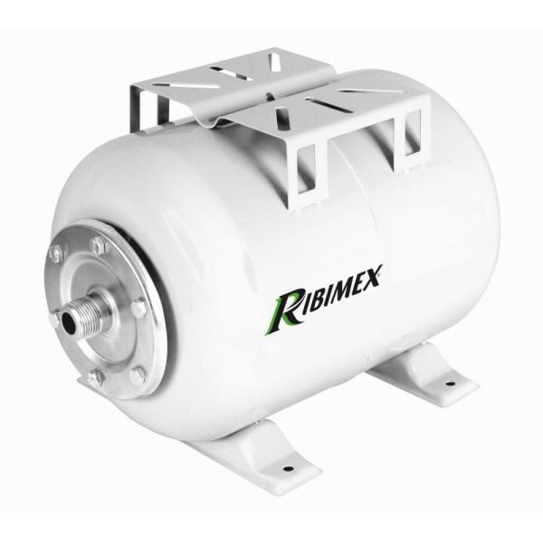Réservoir à vessie 24 litres - horizontal - en acier - raccord mâle 1'' (25) - 306459_0