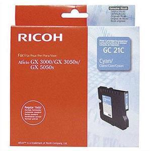 Cartouche gel cyan Ricoh GC21C - Compatible avec imprimantes Gelsprinter et Aficio GX_0