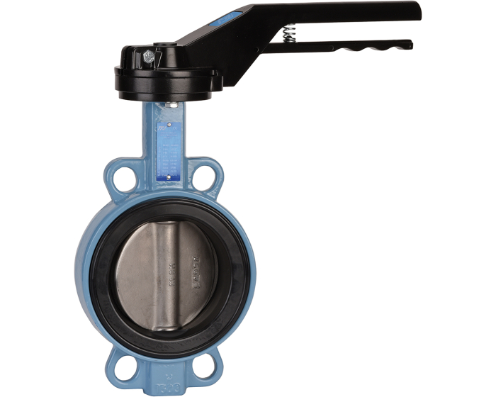 Robinet papillon inox Série 1153FD - avec oreilles de centrage EPDM alimentaire DN50 pour transport de liquides spécifiques_0