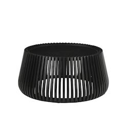 SIT Möbel Table basse Ø 80 cm | Plateau rond | Manguier noir massif | L 80 x P 80 x H 36 cm - noir Bois massif 14787-11_0