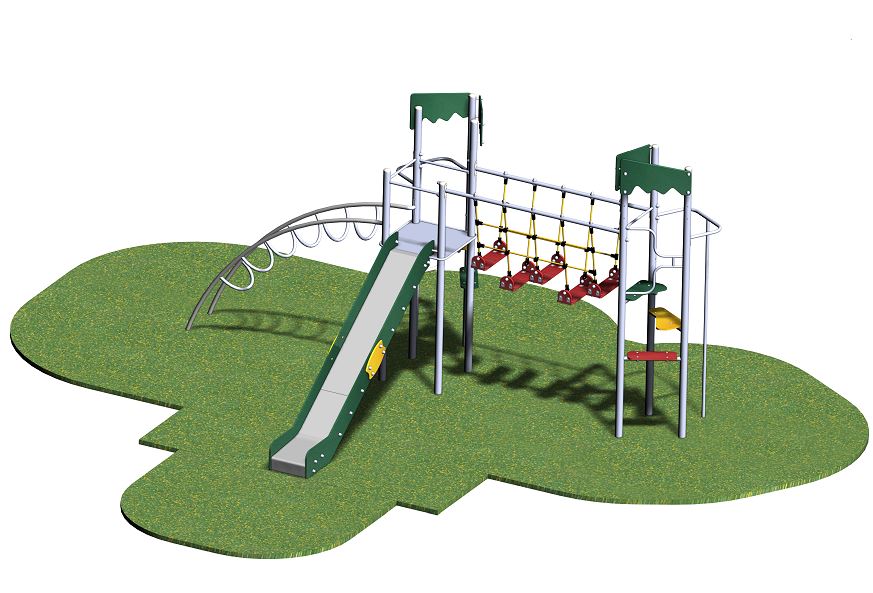 Structure de jeux 2 tours - Gamme Acrobatics - AC21501I - Âge minimum 3 ans_0