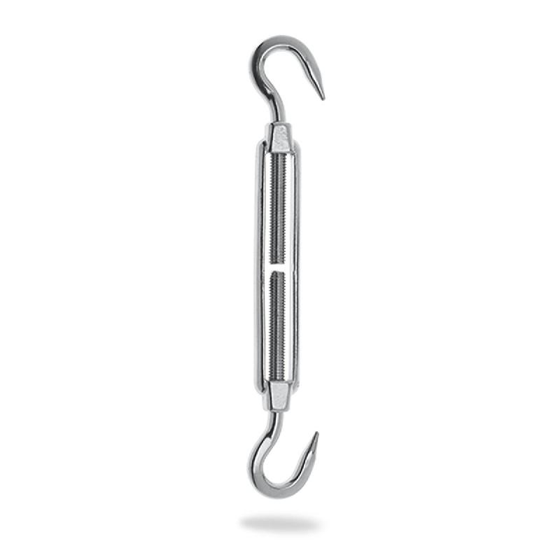 Tendeur d'arrimage - 2 crochets inox AISI 316 - Ø 12 mm - CMU 300 kg - Garantie 1 an_0