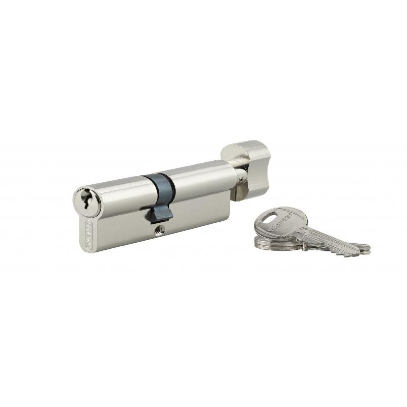 Thirard Cylindre à bouton 40 x 40 mm 3 clés nickelé - 3150260740417_0