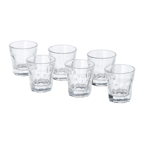 Verres de table à liqueur verre transparent pokal_0