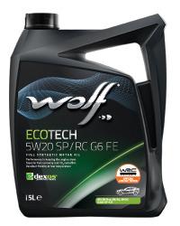 WOLF - HUILE MOTEUR ECOTECH 5W20 SP/RC G6 FE - 5 L - 1047279_0