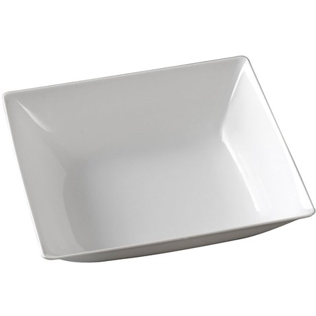 ASSIETTE JETABLE PLASTIQUE COUPELLE FLUID BLANC 13 X 12 CM (VENDU PAR 200)