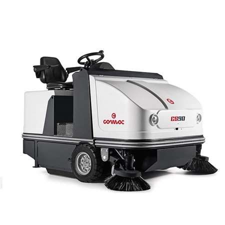 Balayeuse autoportée CS 90 D thermique - compacte et robuste pour grandes surfaces et passages étroits_0