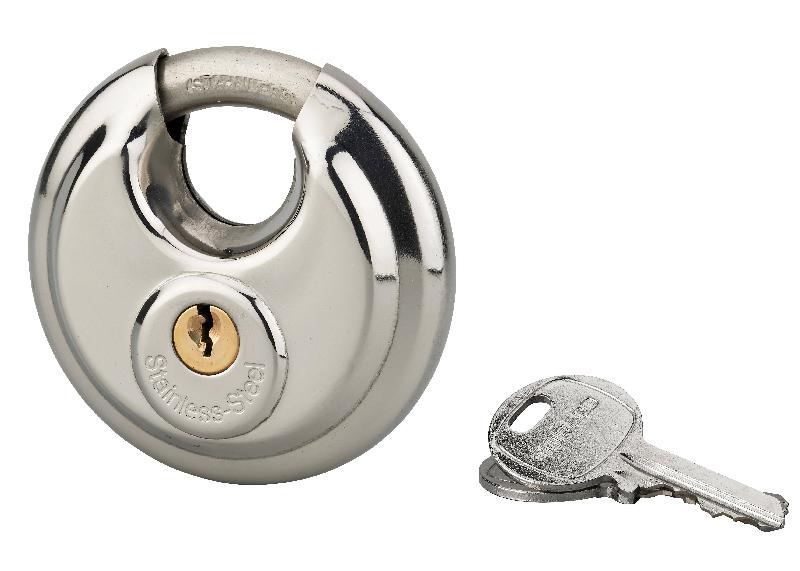 Cadenas à clé Astra 70 mm - Anse inox - Corps inox - Marque Thirard - Réf. 00096700_0