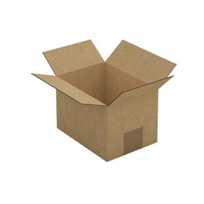 Caisse simple cannelure brune 18 x 13 x12 cm, lot de 25_0