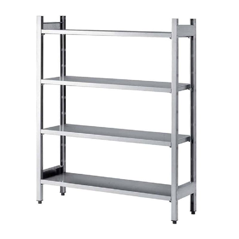 Casier à batterie inox 3 étagères pleines sans roulettes L 1700 mm (Profondeur, mm: 600 - Réf SCG17058R-3E-1)_0