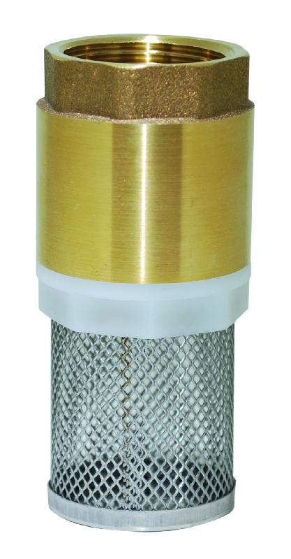 Clapet anti-retour 26 x 34 mm BOUTTE - Femelle - Laiton - Fileté avec filtre inox_0