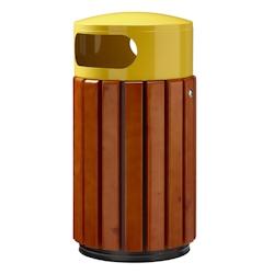 Rossignol - Corbeille ouverture frontale 40L ZENO BOIS - jaune - jaune acier 57881_0