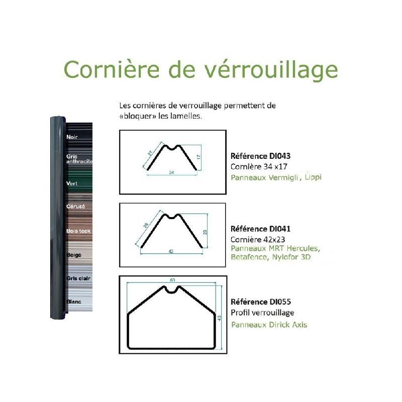 Cornière de vérrouillage - occultant pvc_0