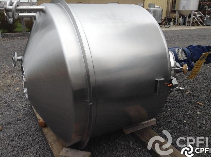 Cuve Pierre Guerin - Cuiseur de Fruit sur Sucre Refroidisseur 1000 L - CF - Agitation Lente - Injection de Vapeur Possible_0