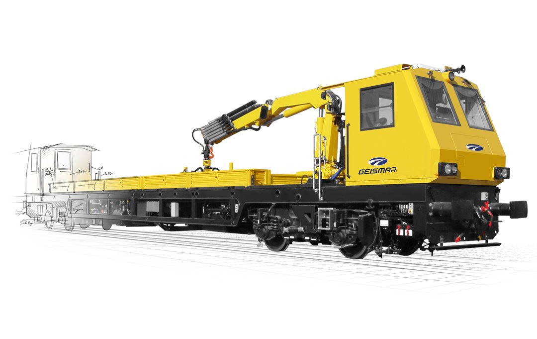 Draisine de chantier personnalisable Picker Dragon – VMT/VMB - haute performance et normes ferroviaires_0