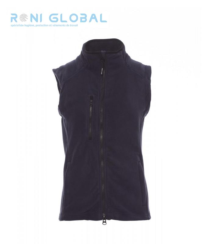 Gilet de travail femme polaire - coupe droite, polyester, 3 poches - EASY+ LADY PAYPER_0