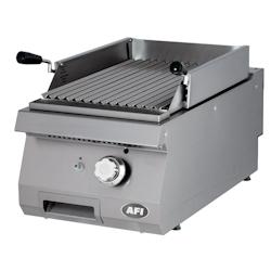 Grill sur Pierre de Lave à Poser Gaz L 400 à 800 mm - Série 900 - AFI Collin Lucy - l40- L40- P90- h28- - 0652733290922_0