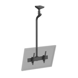 KIMEX Support TV plafond inclinable 1 écran 43''- 75'' Hauteur 175cm noir - noir 3700685426306_0
