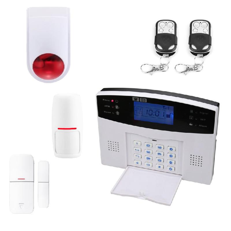 Alarme maison sans fil wifi et gsm 4G connectée Casa avec sirène extérieure  - kit 8