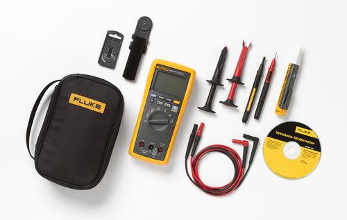 Kit multimètre 1000v/400ma ac/dc, fluke connect + accessoires pour électriciens - FLU3000FC-1AC-II_0