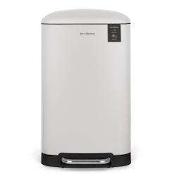 Les Collectors N°728 - Poubelle à pédale 30L,hite edition - blanc inox N728_0
