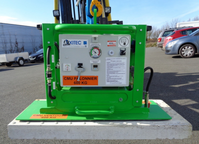 Palonnier à ventouse pour pose de dalles en pierre ou béton - Capacité jusqu'à 600 kg - En vente ou location_0