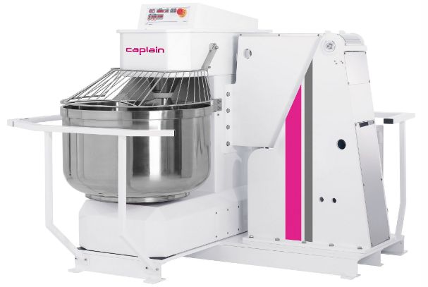 Pétrin professionnel basculant PE120FE - Caplain - 120 kg de pâte - 2 hauteurs d'élévation - Châssis acier/carbone_0
