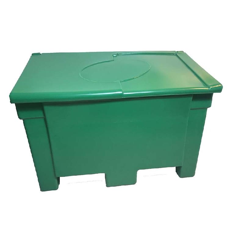 PLAST'UP ROTOMOULAGE Bac de stockage de denrées animales/multi-usages 200l - VERT - vert 0036336286160_0