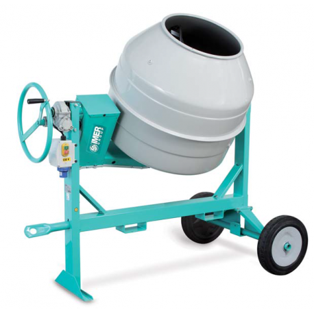 Bétonnière IMER Syntesi S190 - moteur électrique mono 230V - compacte et silencieuse_0