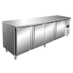 Table réfrigérée SARO 323 1072 modèle KYLJA 4100 TN - Cuisine professionnelle - Acier inoxydable - Température -2/+8 °C_0