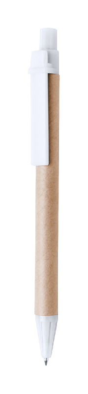 Stylo en papier et plastique recyclé - encre noire - couleur naturelle - 5g_0