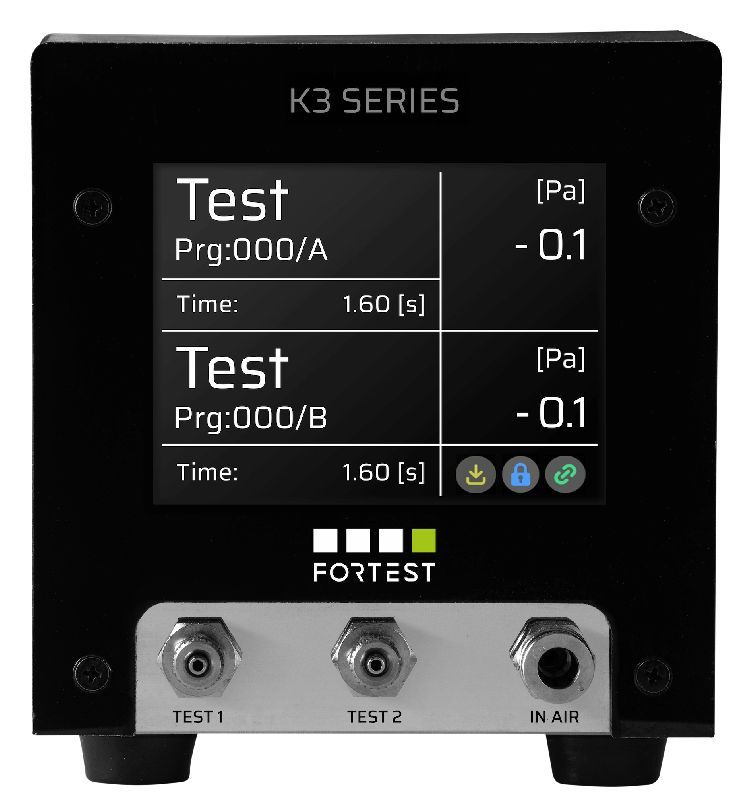 Testeur d'étanchéité air compact par chute de pression absolue ? montage au plus près de la pièce, cycles rapides ? ForTest K3990_0