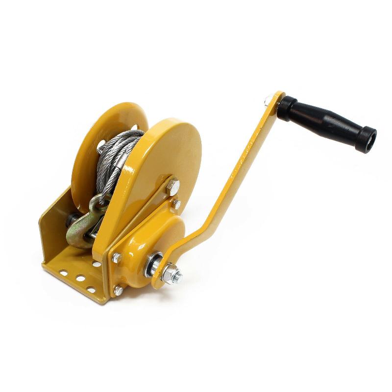 Treuil à câble manuel - Rapport de transmission 4.2:1 - Halage max. 540 kg - 10m - Réf. 16_0000518_0