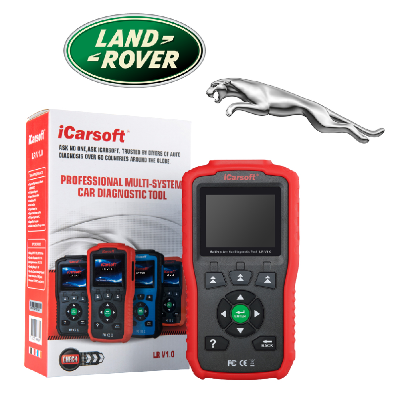 Valise de diagnostic automobile iCarsoft LR V1.0 - Compatibilité Land Rover et Jaguar - Écran LCD 2,8 pouces_0