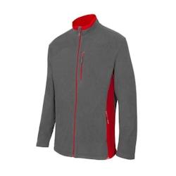 Veste polaire bicolore VELILLA gris|rouge T.XS Velilla - polyester 8434455376090_0