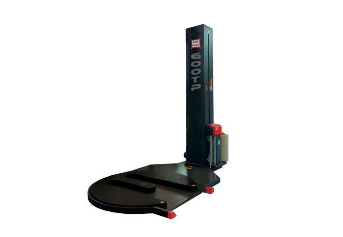 600TP - Banderoleuse à plateau tournant - EF Pack - Plateaux spéciaux Ø2400 mm - Semi-automatique avec entrée transpalette_0