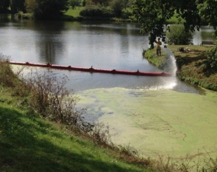 Barrage anti pollution flottant en mousse à cellules fermées  - BARC 210_0