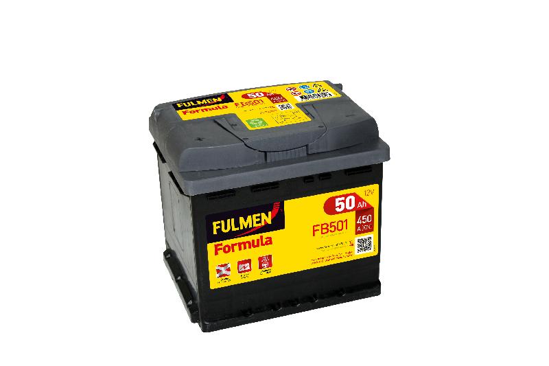 BATTERIE VOITURE FULMEN FORMULA FB501 12V 50AH 450A_0