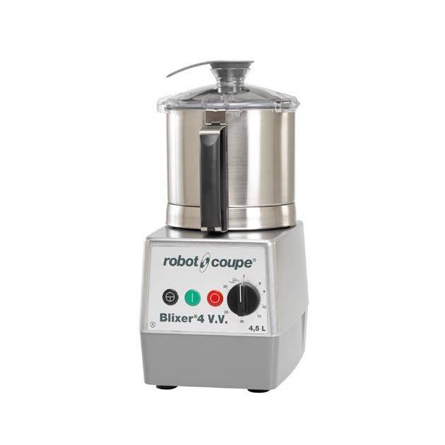 Blixer 4 Vitesse Variable Robot Coupe - Robot 2 en 1 Cutter et Blender/Mixer avec Cuve 4,5L_0